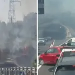 Florence, hill on fire: fire at the highway exit – Updates and video