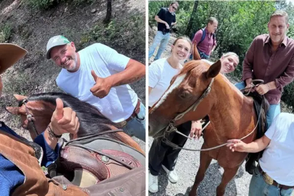 Francesco Totti and Luciano Spalletti horseback riding in Tuscany: here is the "ranch of peace" chosen by the coach and the Captain
