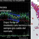 Weather in Tuscany, relentless heat: five locations over 40 degrees. How long will it last? The latest forecast