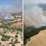 Tuscany burns, critical day: five fires in a few hours