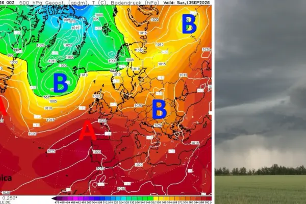 Weather in Tuscany, sun and heat up to 30 degrees. Then a new worsening