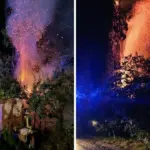 Bad weather, lightning triggers fires and knocks down a tree: three interventions in the Siena area